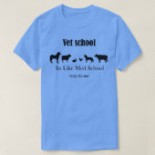 De school van het onderwijs als Med School slechts T-shirt (Design voorkant)