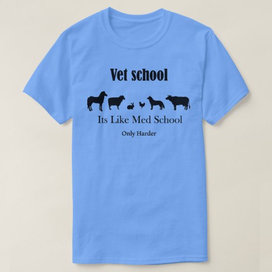 De school van het onderwijs als Med School slechts T-shirt (Design voorkant)