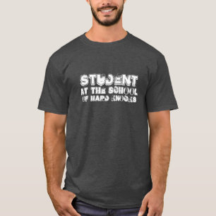 De school voor harde knokken t-shirt