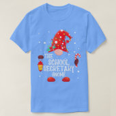 De schoolsecretaris Gnome Matching Family Christm T-shirt (Design voorkant)
