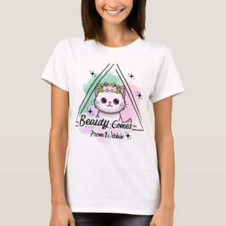 De schoonheid binnen Cat Graphic T-shirt