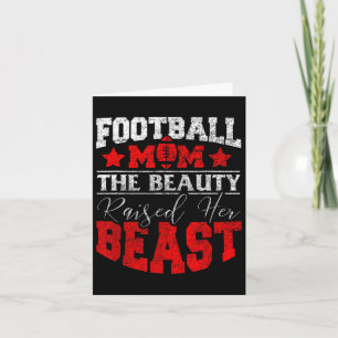 De schoonheid bracht haar Gezegde van het Football Kaart
