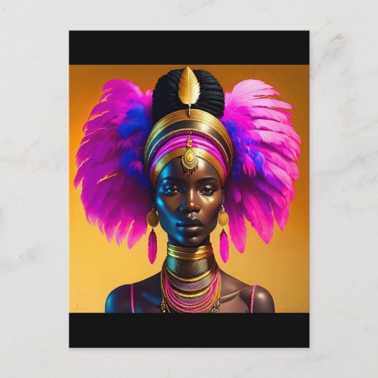 de schoonheid briefkaart (Voorkant)