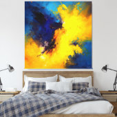 De schoonheid en het beest door A.H. Canvas Afdruk (Insitu (Slaapkamer))