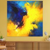 De schoonheid en het beest door A.H. Canvas Afdruk (Insitu (Woonkamer))