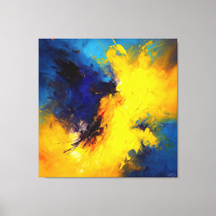 De schoonheid en het beest door A.H. Canvas Afdruk