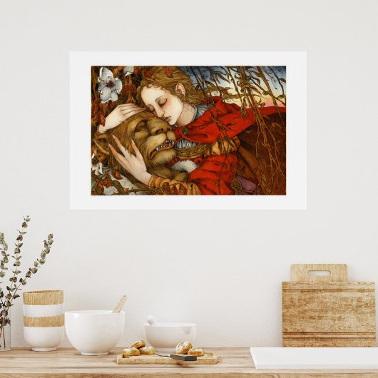 De schoonheid en het beest poster (Keuken)