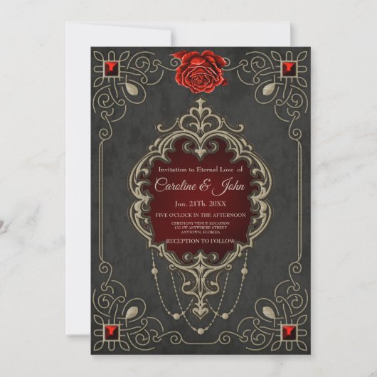 De schoonheid en rijkdom van de liefde kaart (Voorkant)