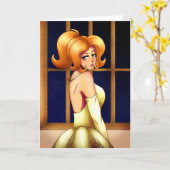 De schoonheid kaart (Gele Bloem)