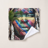 De schoonheid komt in Alle Kleuren Bad Handdoek (Wasdoekje)