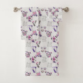 De schoonheid komt uit het binnenpatroon bad handdoek (Insitu)