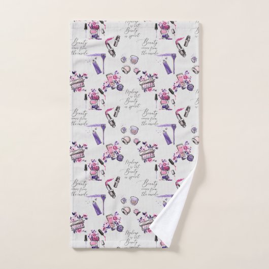 De schoonheid komt uit het binnenpatroon bad handdoek (Handdoek)