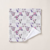 De schoonheid komt uit het binnenpatroon bad handdoek (Wasdoekje)