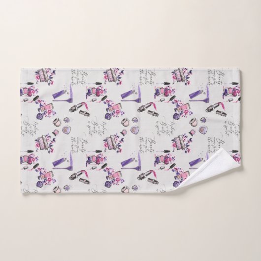 De schoonheid komt uit het binnenpatroon bad handdoek (Handdoek)