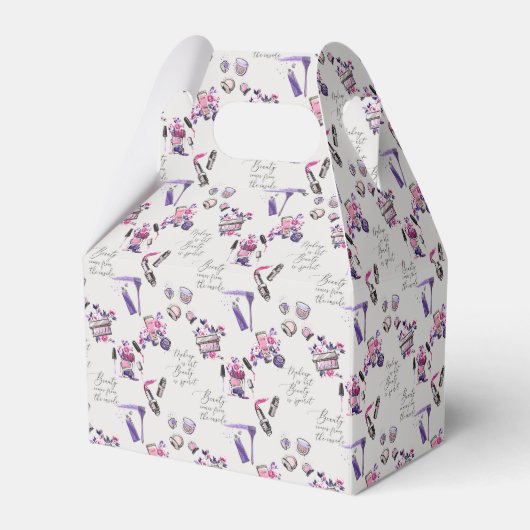 De schoonheid komt uit het binnenpatroon bedankdoosjes (Voorkant Zijde)