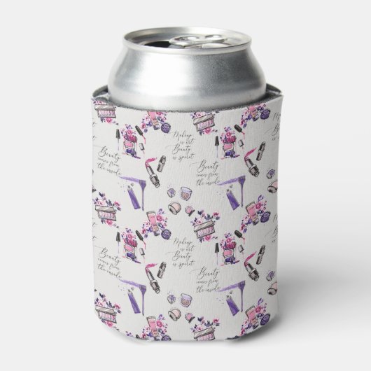 De schoonheid komt uit het binnenpatroon blikjeskoeler (Blikje Voorkant)