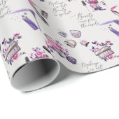 De schoonheid komt uit het binnenpatroon cadeaupapier (Rol Hoek)