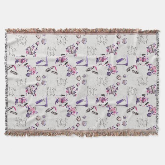 De schoonheid komt uit het binnenpatroon deken (Voorkant)