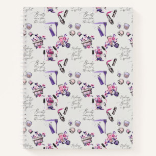 De schoonheid komt uit het binnenpatroon notitieboek