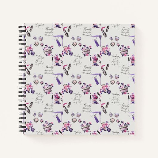 De schoonheid komt uit het binnenpatroon notitieboek (Voorkant)