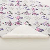 De schoonheid komt uit het binnenpatroon sherpa deken (3/4)