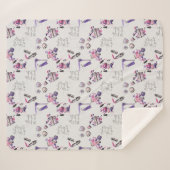 De schoonheid komt uit het binnenpatroon sherpa deken (Voorkant (horizontaal))