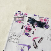 De schoonheid komt uit het binnenpatroon strandlaken (In situ)