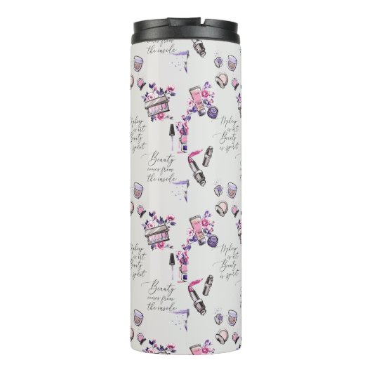 De schoonheid komt uit het binnenpatroon thermosbeker (Achterkant)