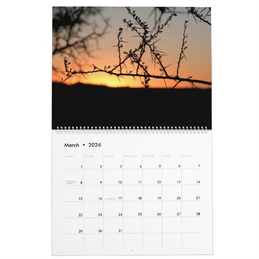 De schoonheid van Afrika Kalender (Mar 2026)
