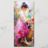 De schoonheid van bloemen Bladwijzer Menu (Voorkant)