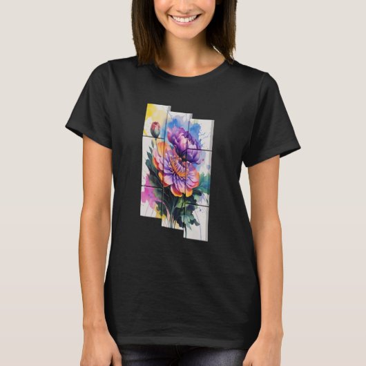 De schoonheid van bloemen t-shirt (Voorkant)