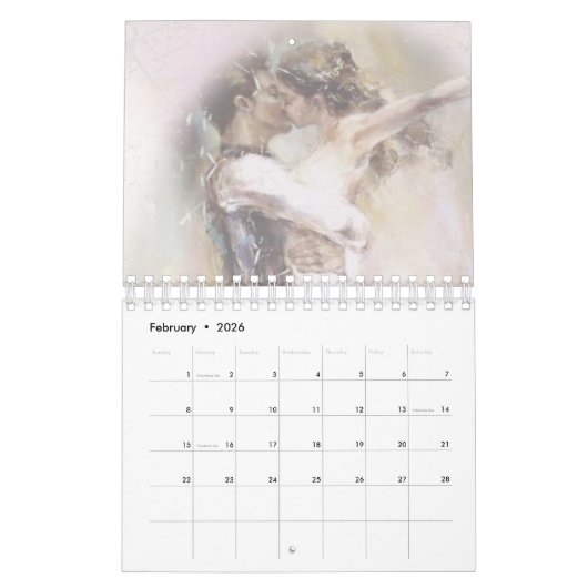 De schoonheid van de ballet kalender (Feb 2026)