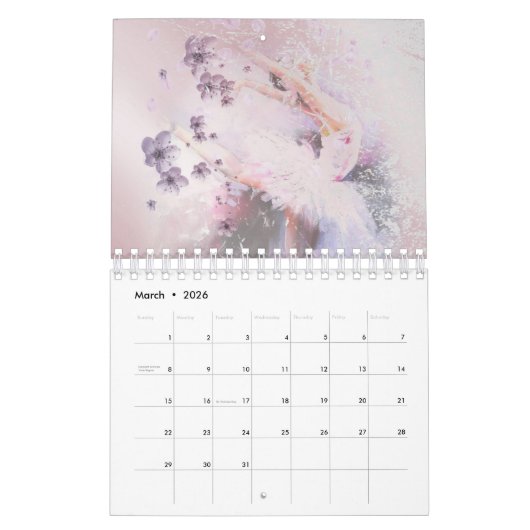 De schoonheid van de ballet kalender (Mar 2026)