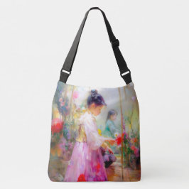 De schoonheid van de Bloemen Crossbody Tas