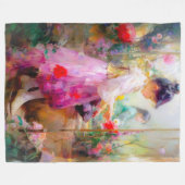 De schoonheid van de Bloemen Fleece Deken (Voorkant (Horizontaal))