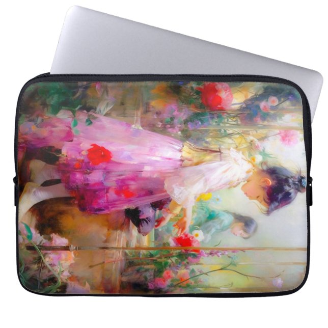 De schoonheid van de Bloemen Laptop Sleeve (Voorkant)