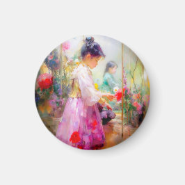 De schoonheid van de Bloemen Magneet