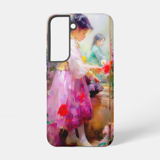 De schoonheid van de Bloemen Samsung Galaxy Hoesje (Achterkant)