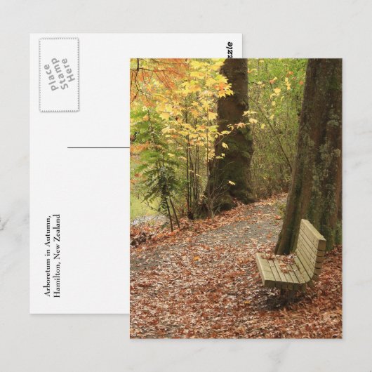 De schoonheid van de herfst briefkaart (Voorkant / Achterkant)