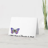 De Schoonheid van de herfst Kaart (Achterkant)