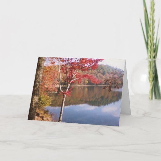 De Schoonheid van de herfst Kaart (Voorkant)