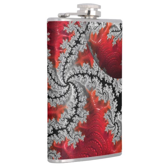 De schoonheid van de Mandelbrots Flask Heupfles (Rechts)