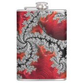 De schoonheid van de Mandelbrots Flask Heupfles (Voorkant)