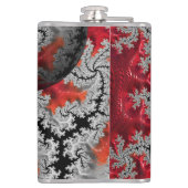 De schoonheid van de Mandelbrots Flask Heupfles (Achterkant)