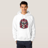 De schoonheid van de mortaliteit hoodie (Voorkant volledig)