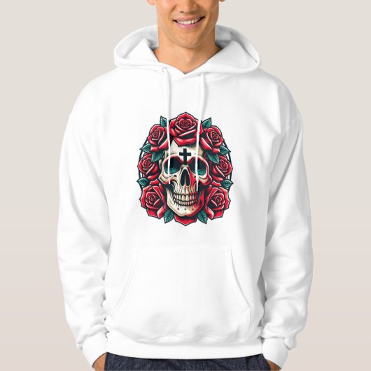 De schoonheid van de mortaliteit hoodie (Voorkant)