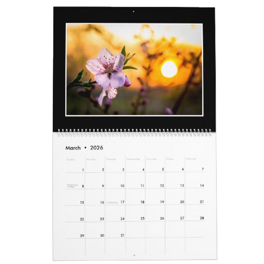 De schoonheid van de Natuur 2022-agenda Kalender (Mar 2026)