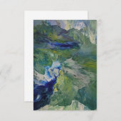 De schoonheid van de natuur bedankkaart (Voorkant / Achterkant)