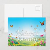 De schoonheid van de natuur feestdagenkaart (Voorkant / Achterkant)
