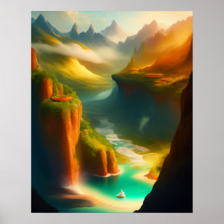 De schoonheid van de natuur in al zijn kleuren poster